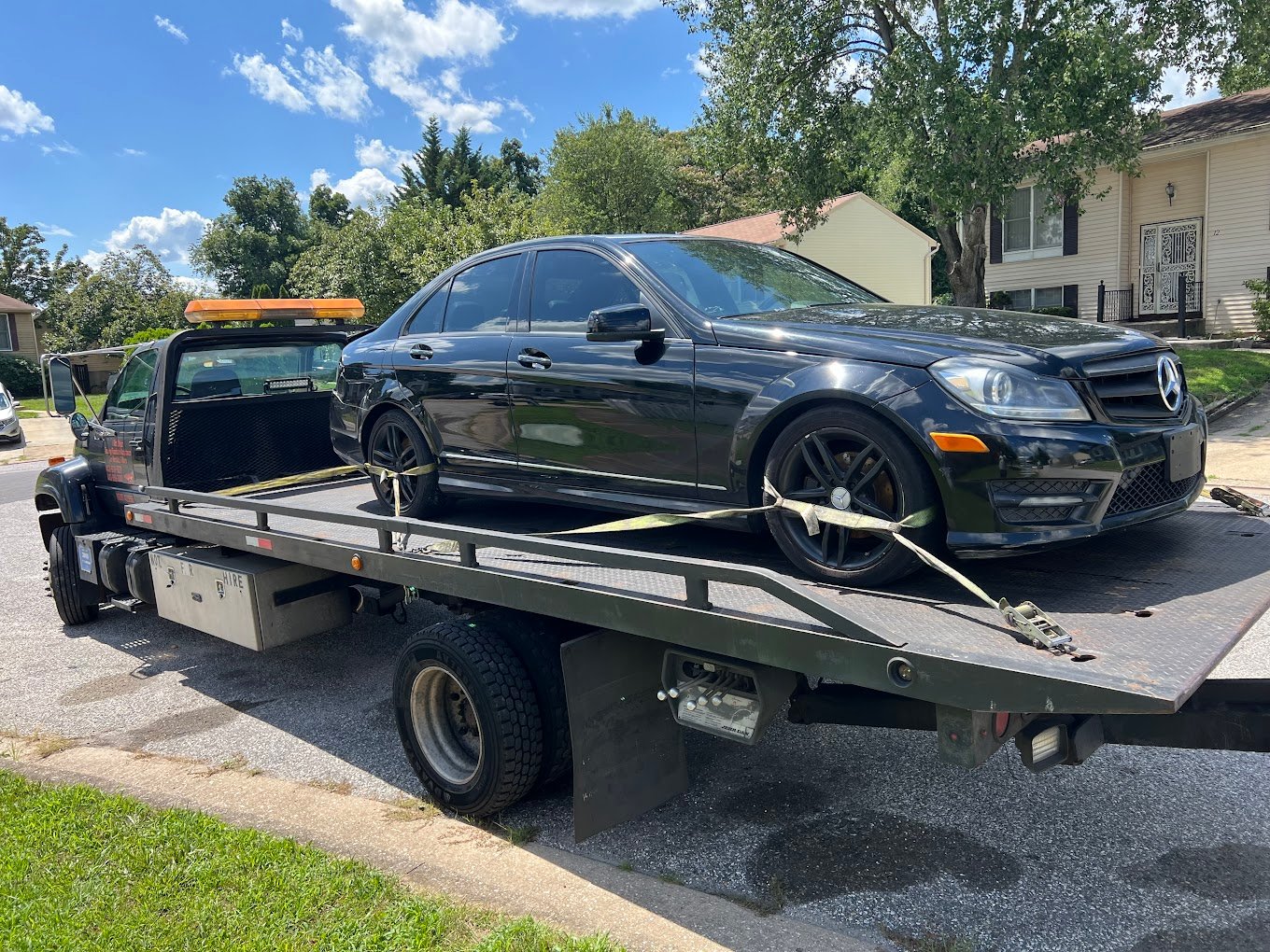 Arrives within 30 minutes* 24/7 Towing
