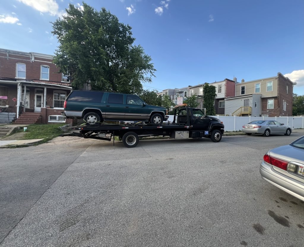 I got Whipz Towing & Roadside Assistance with a chevy suburban towing near me at 1500 Alameda Baltimore,MD 21218