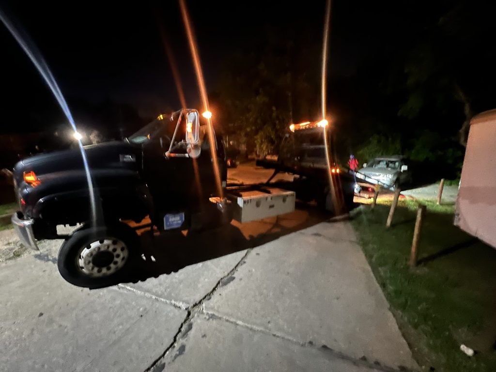 I got whipz towing & roadside Assistance towing a lexus truck from 695 to wilkens ave in Baltimore,MD 21223