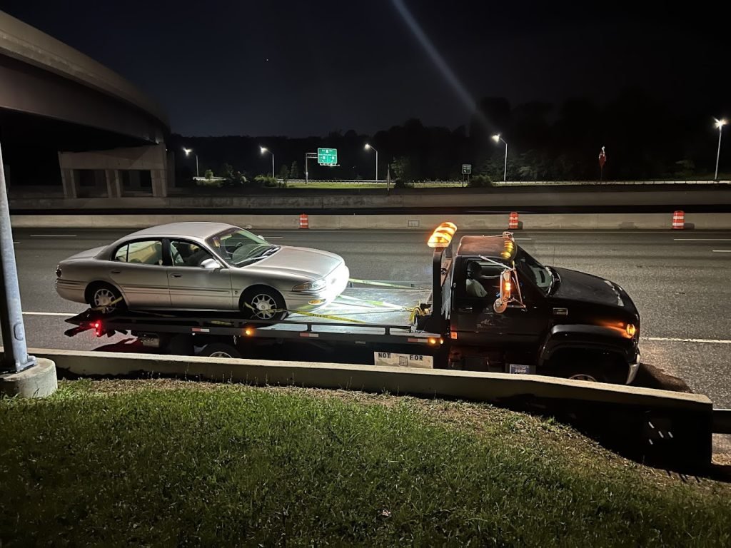 I got Whipz Towing & Roadside Assistance Towing on I95 Harford county