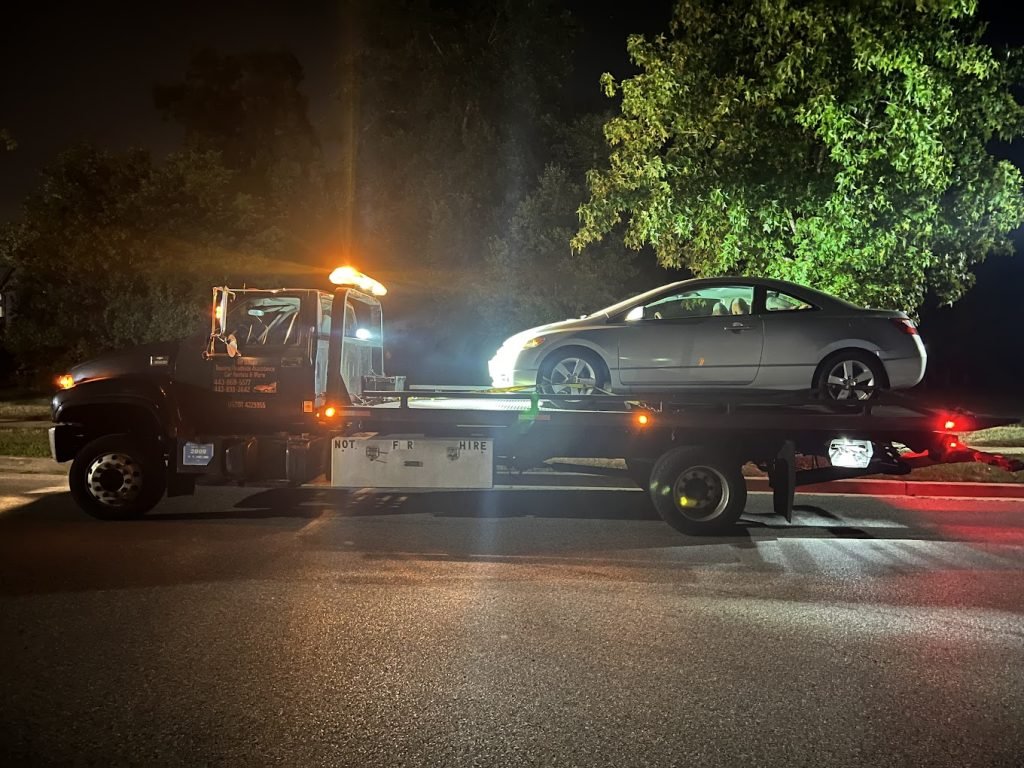 I got Whipz Towing & Roadside Assistance with a honda accord towing near me to 7300 Holabird ave Dundalk,MD 21222