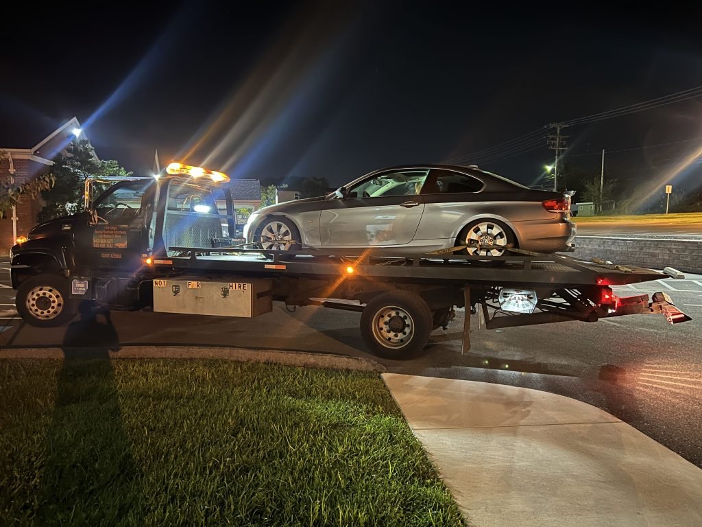 I got Whipz Towing & Roadside Assistance with a Bmw coupe towing near me from Windsor Mill, MD to 2800 kingswell dr Silver Spring, MD 20902