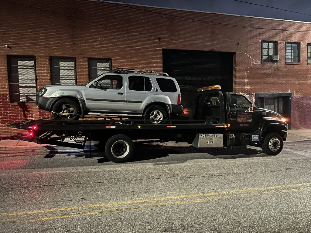 I got Whipz Towing & Roadside Assistance with a gry nissan xterra towing near me from 2300 Washington Blvd Baltimore, MD 21230 to 5500 Bel air rd Baltimore, MD 21206