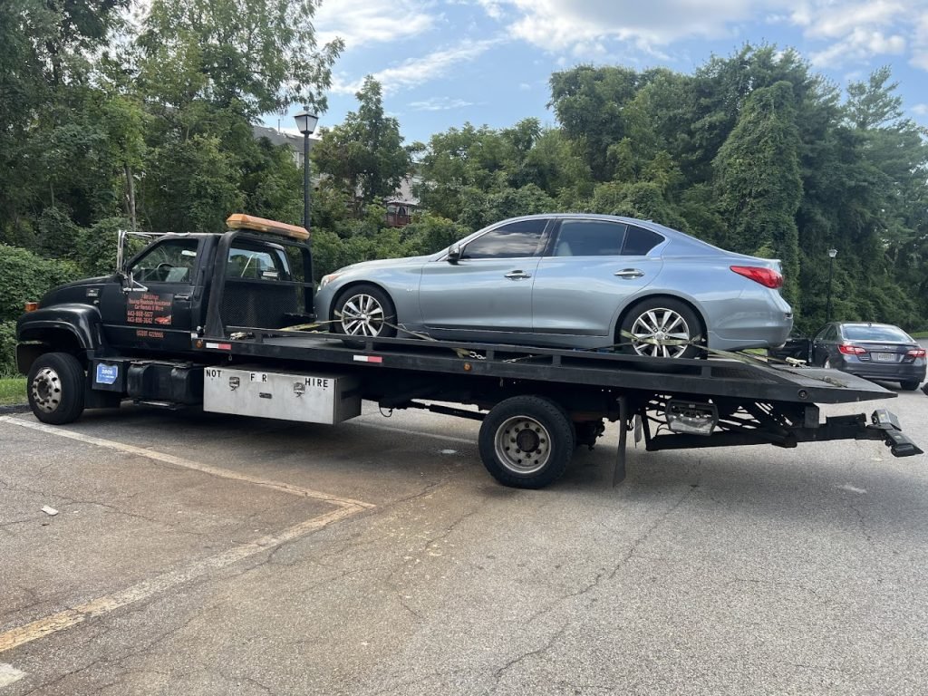 I got Whipz Towing & Roadside Assistance with a infiniti q50 towing near me from 3800 Naylors lane Pikesville MD 21208 to 5200 Reiserstown Rd Baltimore, MD 21215