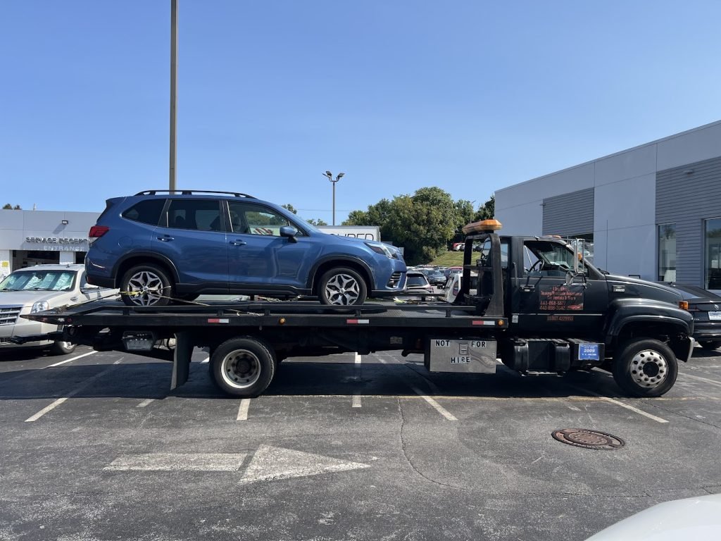 I got Whipz Towing & Roadside Assistance with a Subaru Forester towing near me from 6600 Baltimore National Pike Catonsville MD 21228 to Rockville, MD 20847