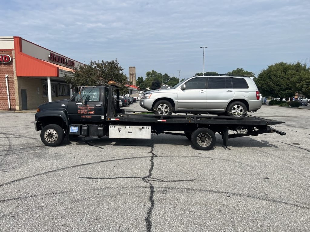 I got Whipz Towing & Roadside Assistance with a Toyota Highlander towing near me from 7000 liberty rd Gwynn Oak MD 21207 to 500 W 29th st Baltimore, MD 21211