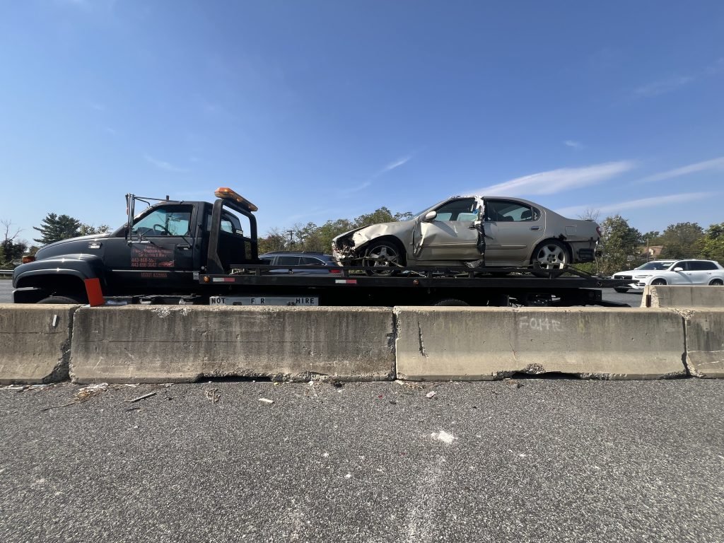 I got Whipz Towing & Roadside Assistance with a gold Honda Accord towing near me from I-695 North exit 17 Baltimore, MD 21244 to 4100 W Belvedere ave Baltimore, MD 21215