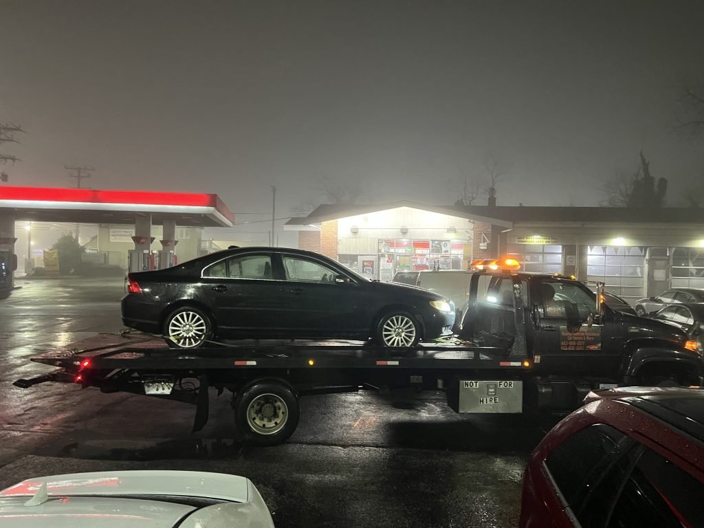 I got Whipz Towing & Roadside Assistance with a black volvo c70 towing near me from 8029 Liberty Rd, Baltimore, MD 21244 to 5400 Whitlock rd Gwynn Oak, MD 21207