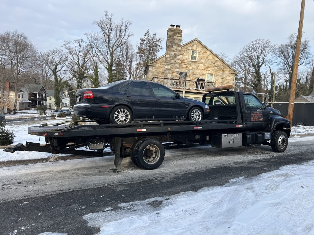 I got Whipz Towing & Roadside Assistance with a blue Volvo s40 towing near me from 2600 Royal Oak Gwynn Oak, MD 21207 to 600 Frederick rd Catonsville, MD 21228