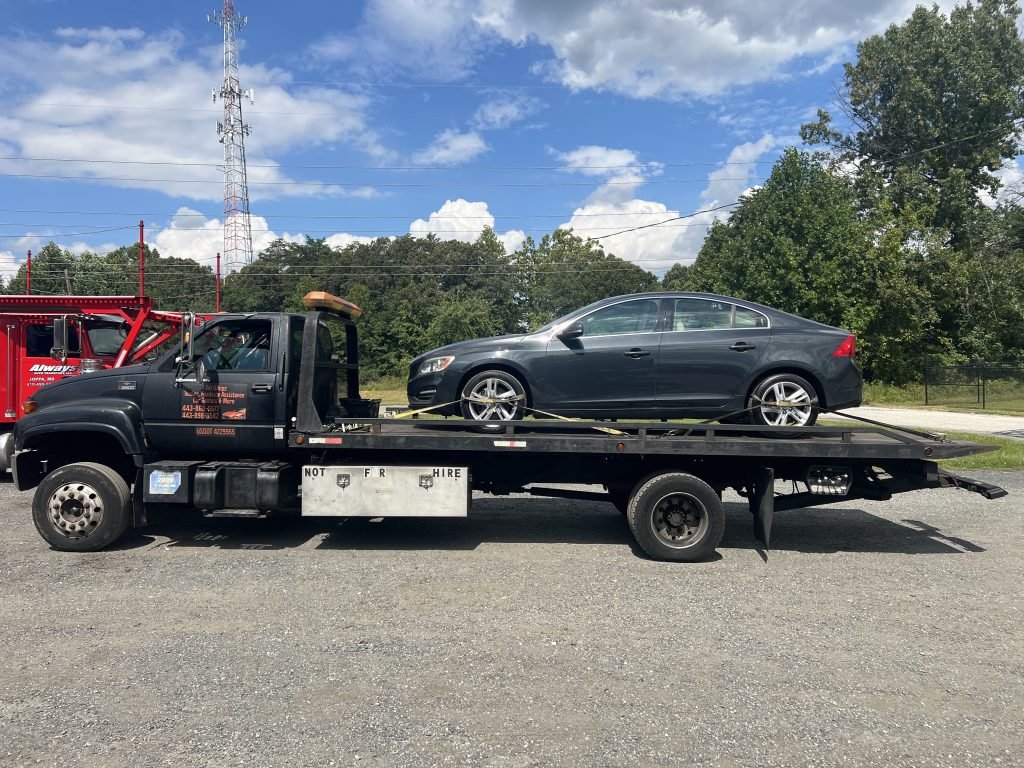 I Got Whipz Towing & Roadside Assistance with a grey volvo s60 sedan towing near me from 1116 S.Mountain RD, Joppa,MD 21085 to 3910 Sadie rd, Randallstown,MD 21133