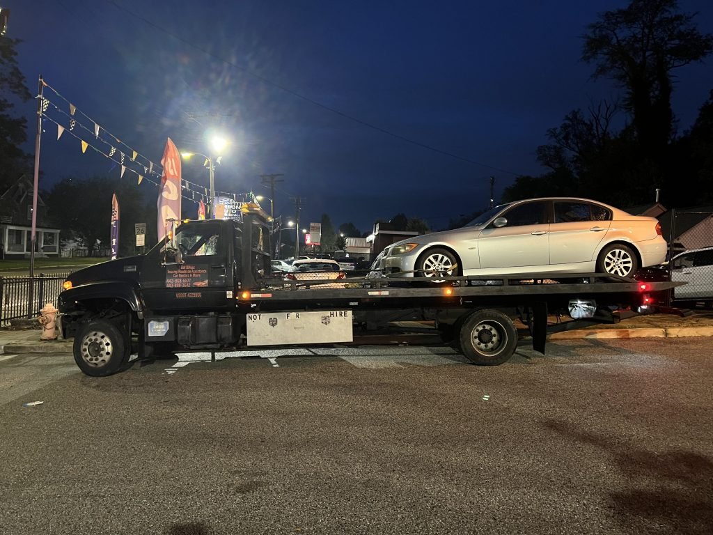 I Got Whipz Towing & Roadside Assistance with a silver bmw 3 series towing near me from 4910 Liberty Heights Ave, Gwynn Oak, MD 21207 to 6000 Baltimore National Pike, Catonsville, MD 21228